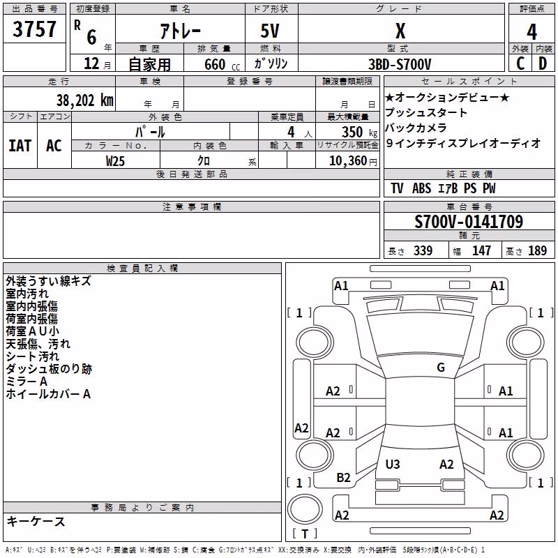 DAIHATSU ATRAI