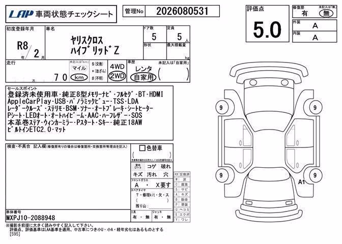 TOYOTA YARIS CROSS