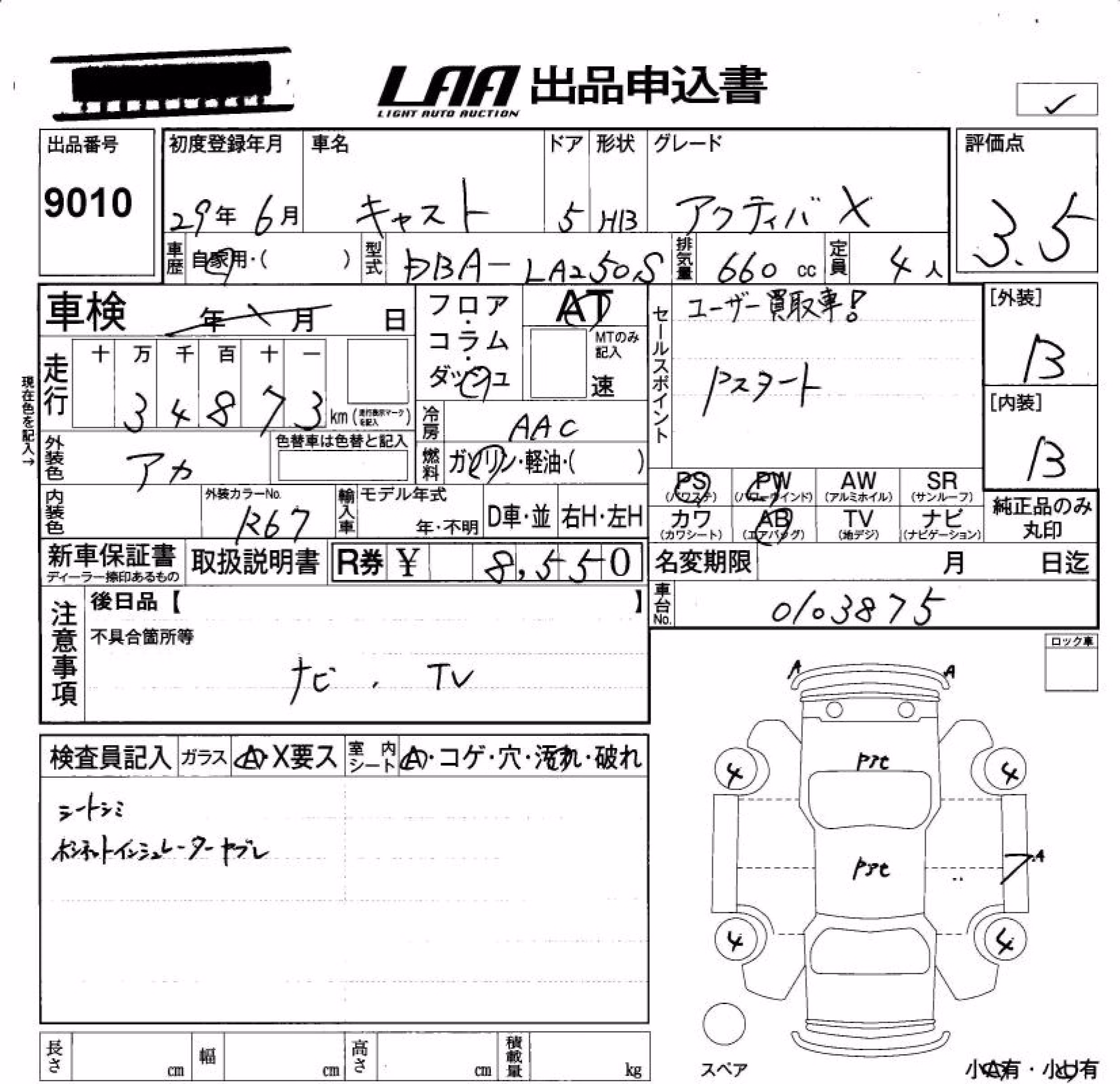 DAIHATSU CAST