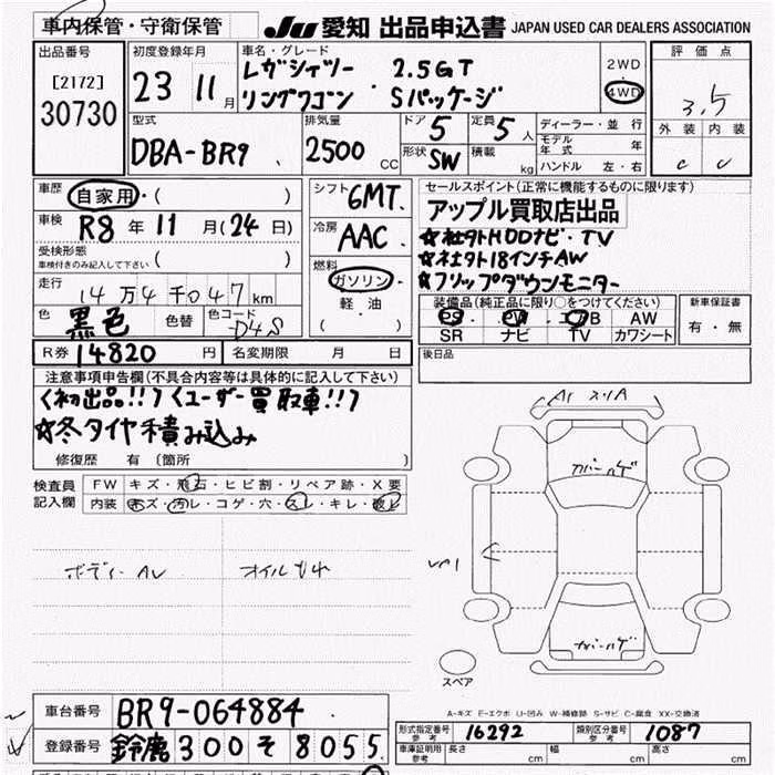 SUBARU LEGACY