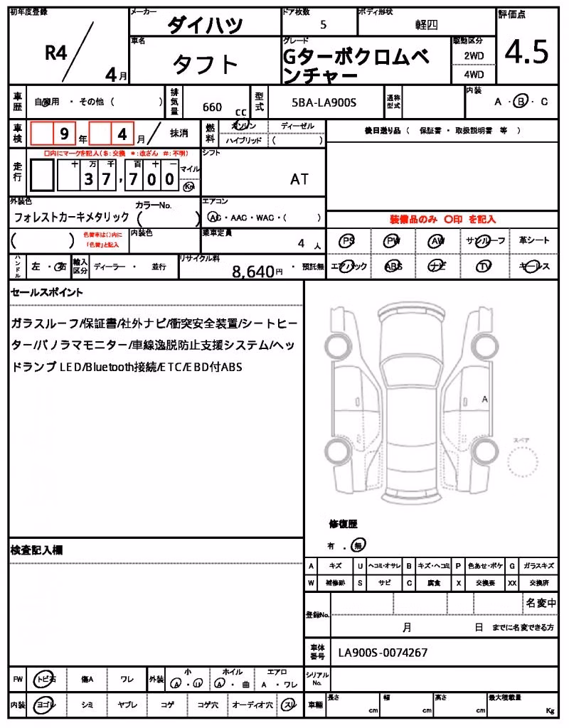 DAIHATSU TAFT