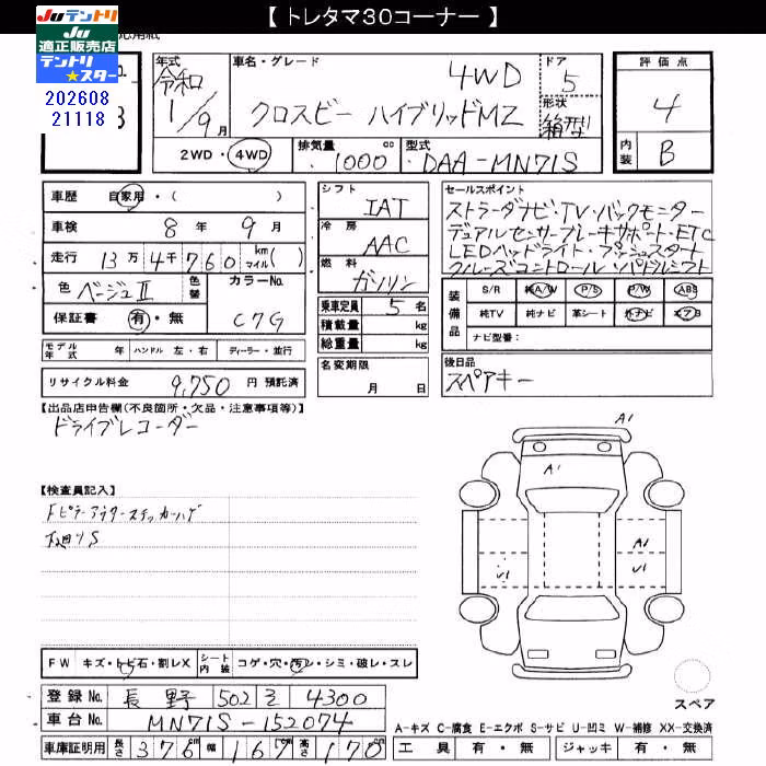 SUZUKI XBEE