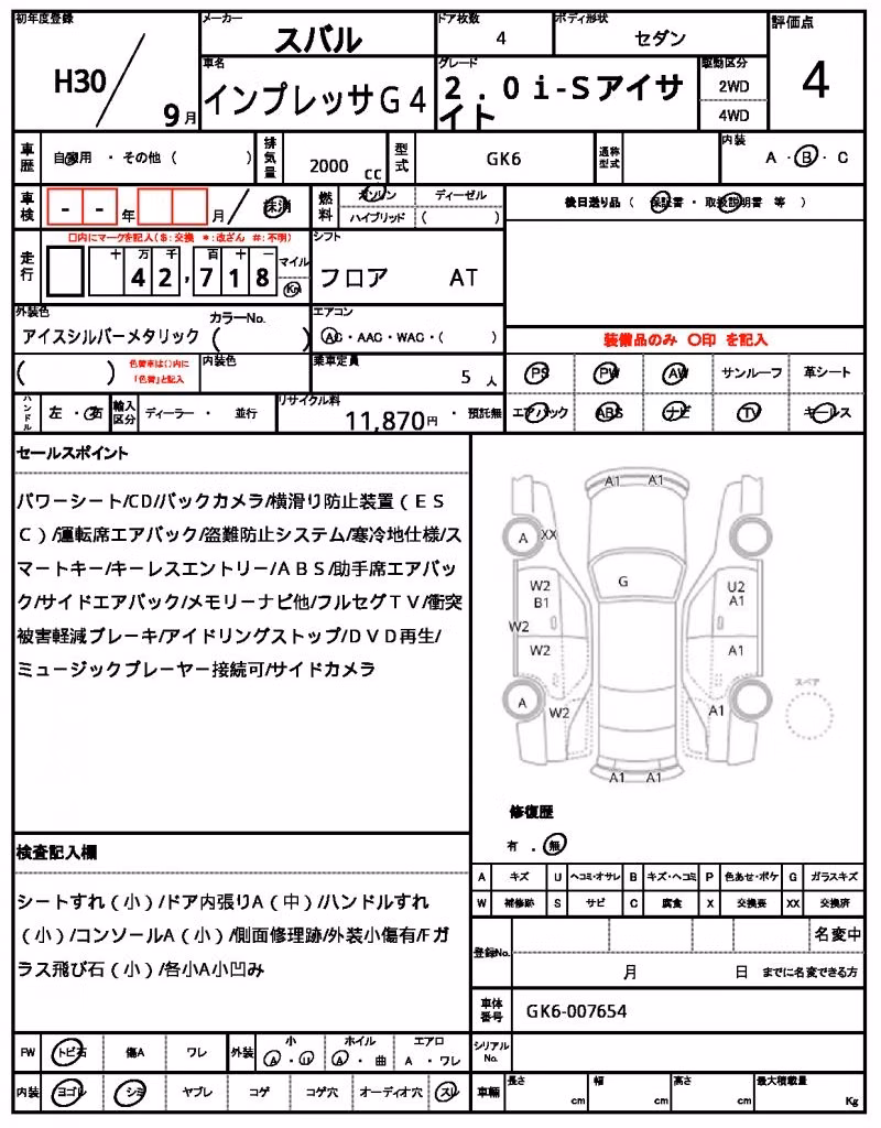 SUBARU IMPREZA