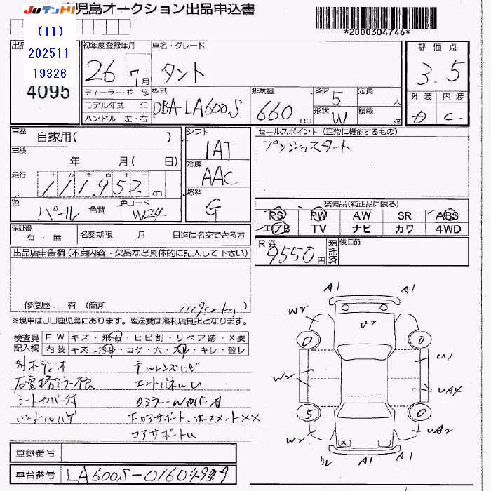DAIHATSU TANTO