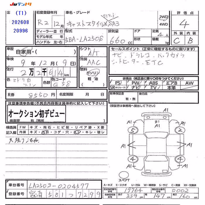 DAIHATSU CAST