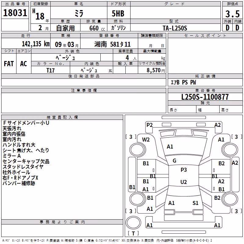 DAIHATSU MIRA