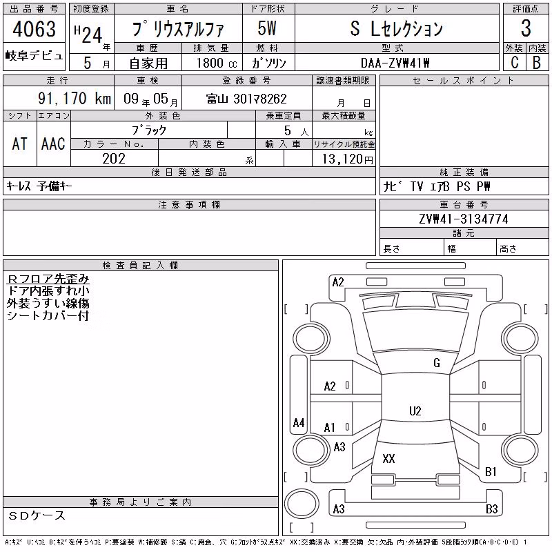 TOYOTA PRIUS ALPHA