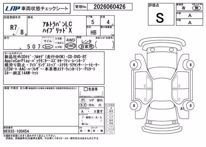 SUZUKI ALTO LAPIN