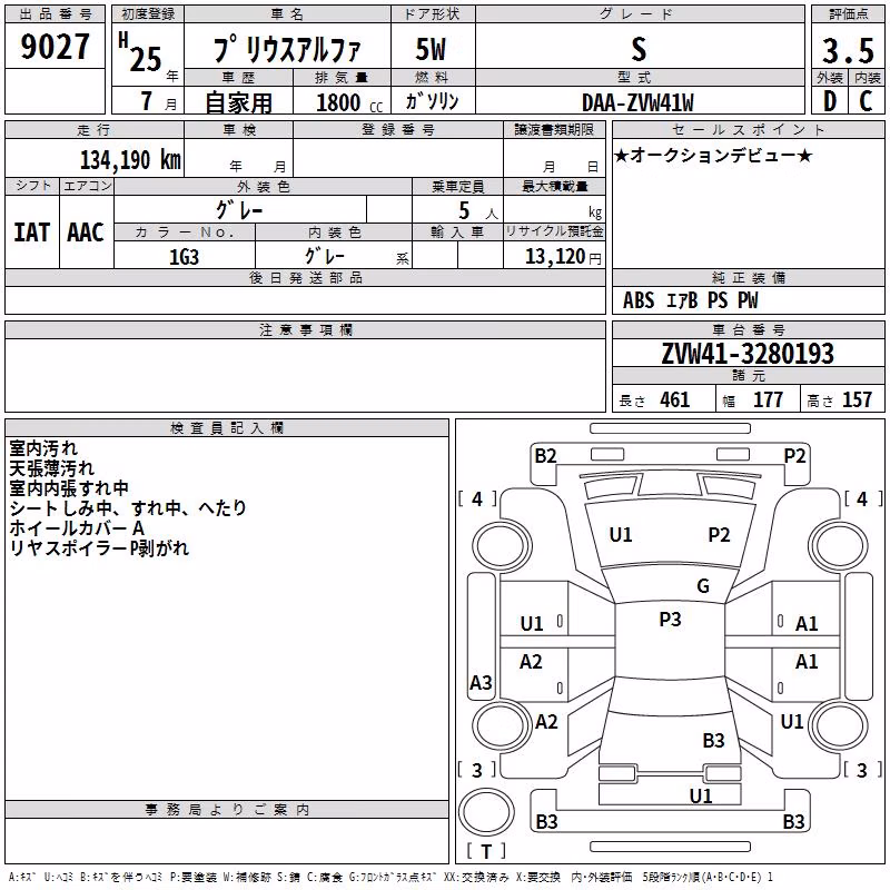TOYOTA PRIUS ALPHA