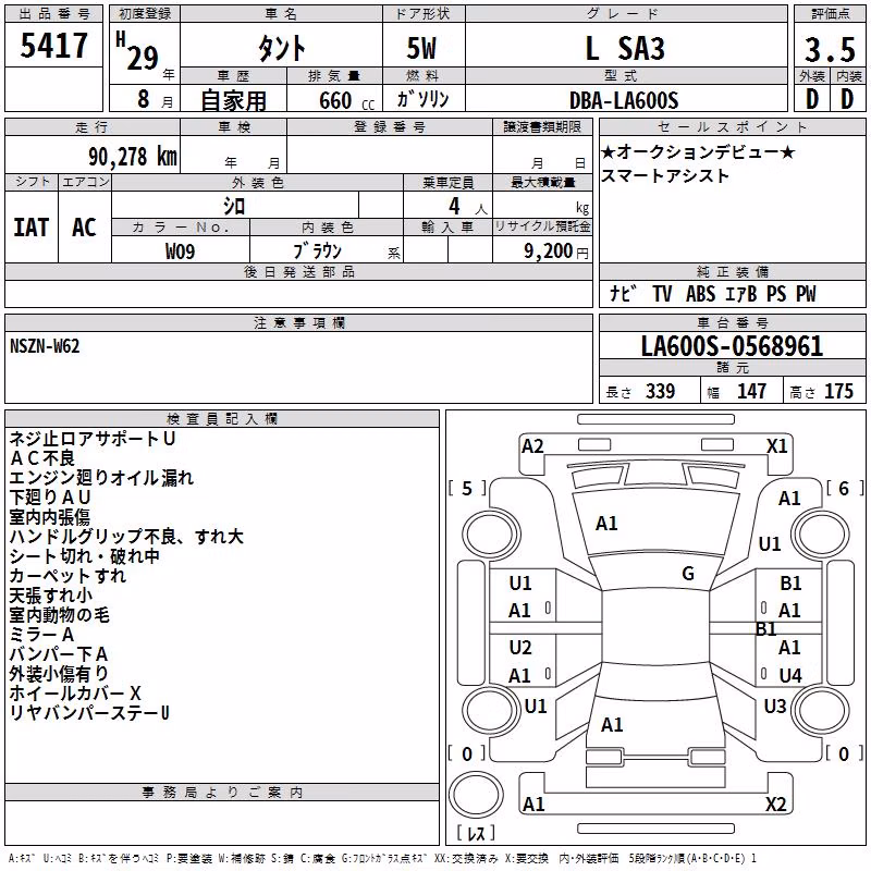 DAIHATSU TANTO