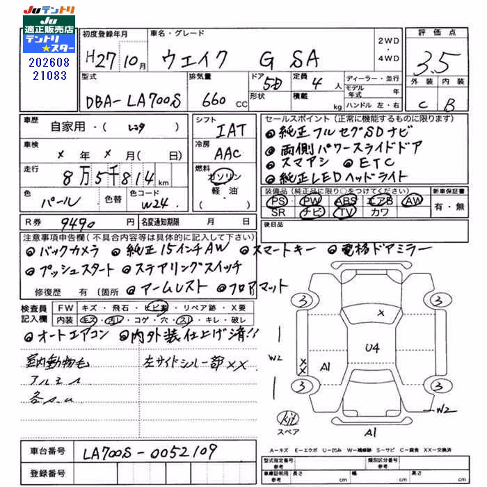 DAIHATSU WAKE