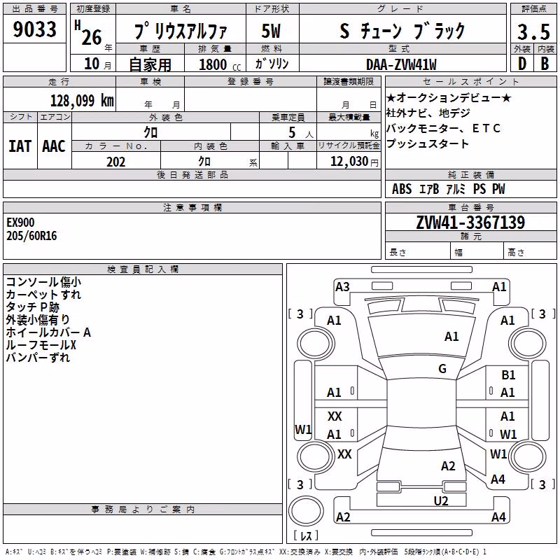 TOYOTA PRIUS ALPHA