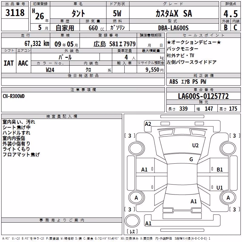 DAIHATSU TANTO
