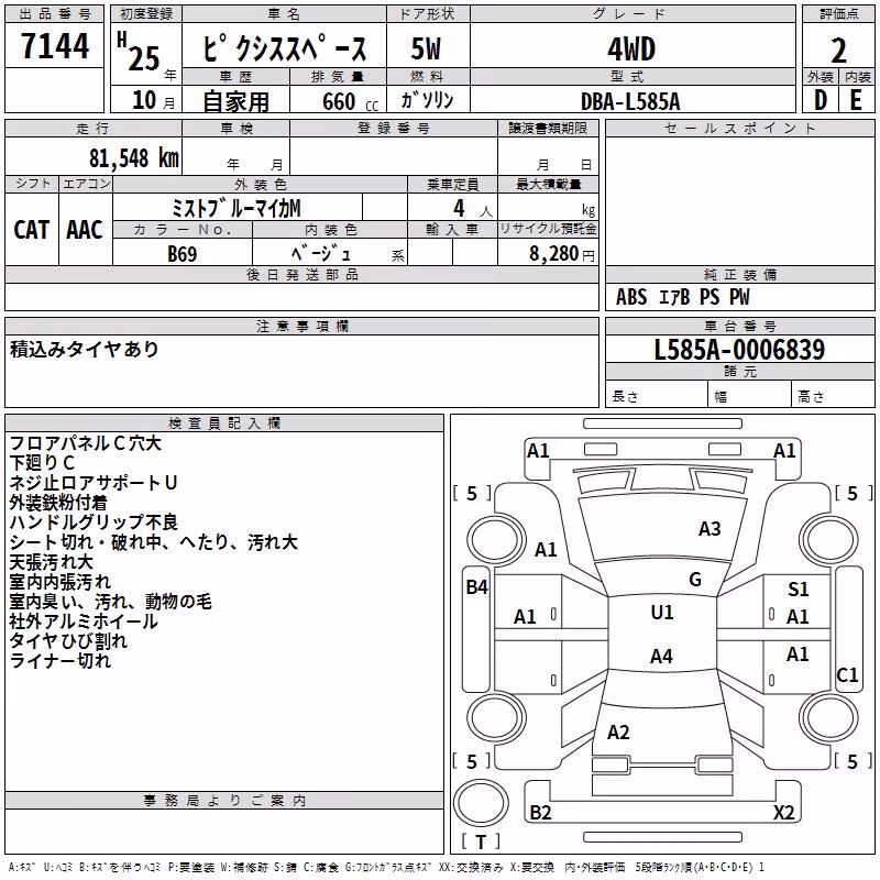 TOYOTA PIXIS SPACE