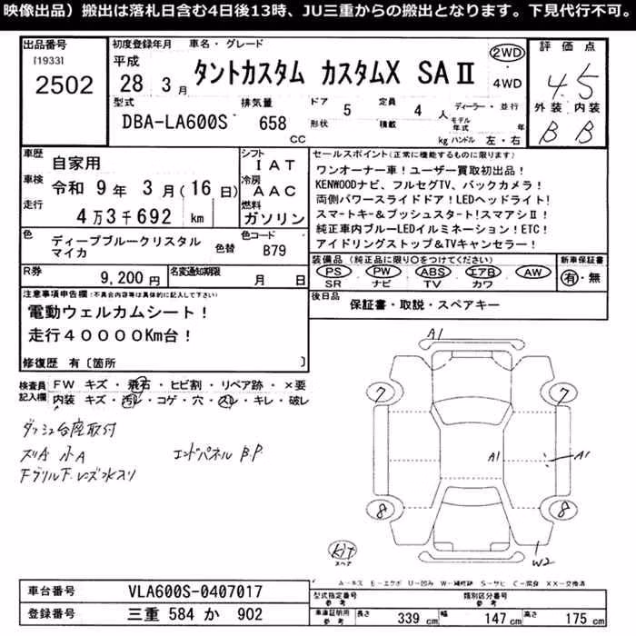 DAIHATSU TANTO