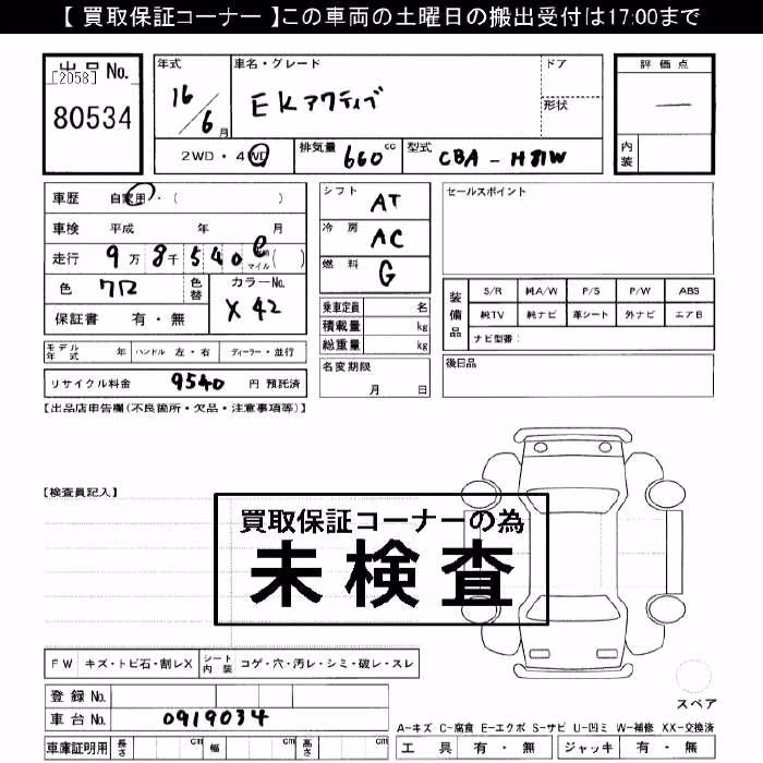 MITSUBISHI EK ACTIVE