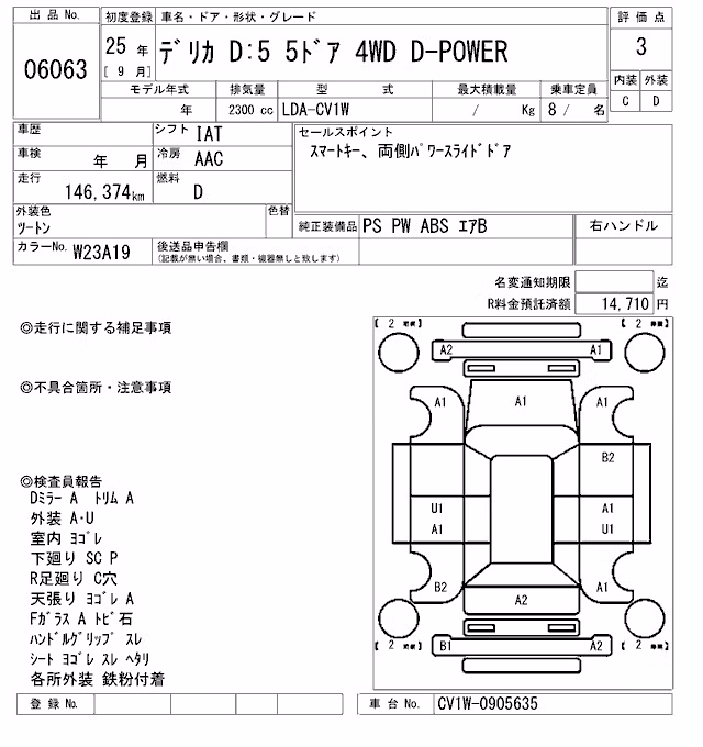 MITSUBISHI DELICA D:5