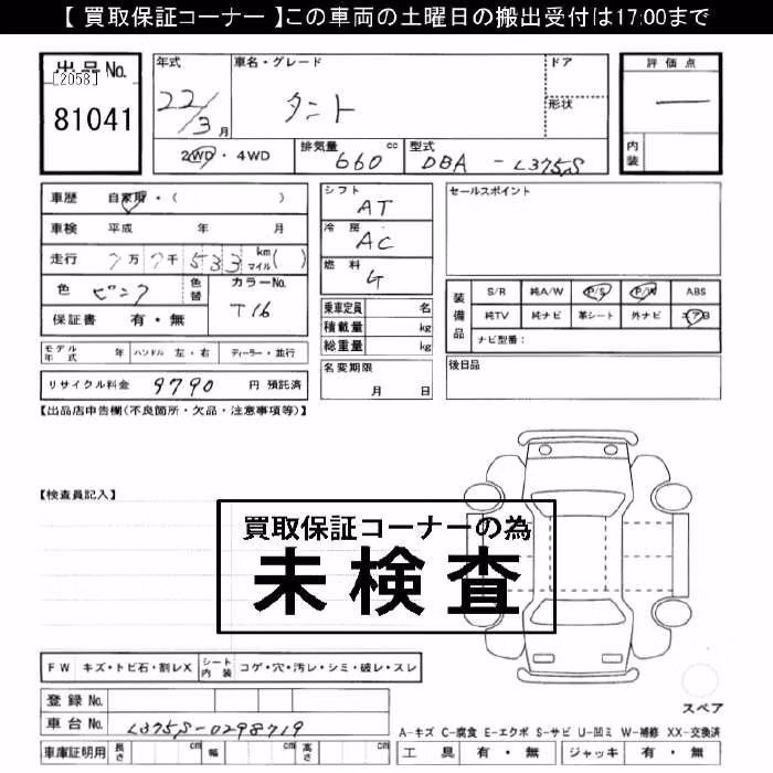 DAIHATSU TANTO