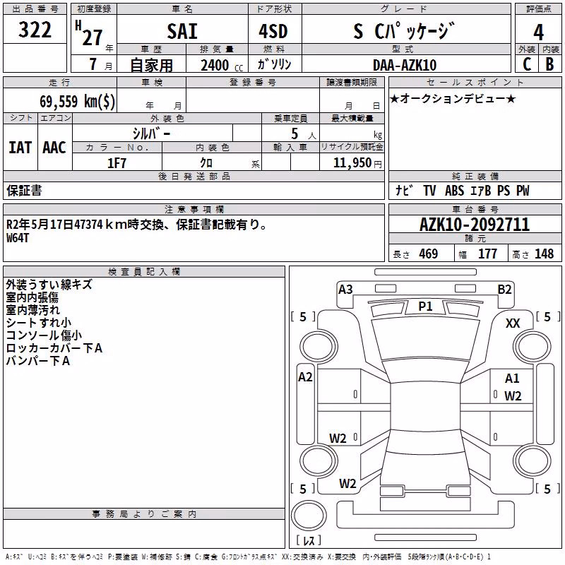 TOYOTA SAI