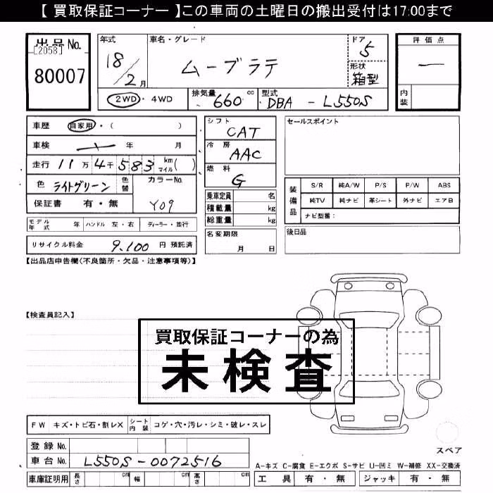 DAIHATSU MOVE LATTE