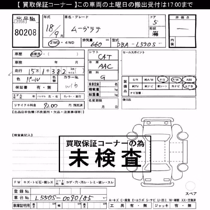 DAIHATSU MOVE LATTE