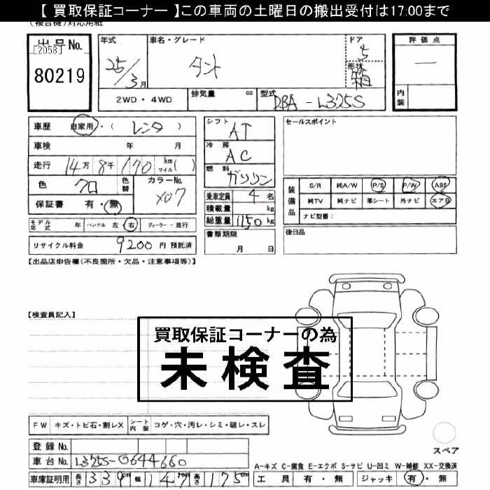DAIHATSU TANTO