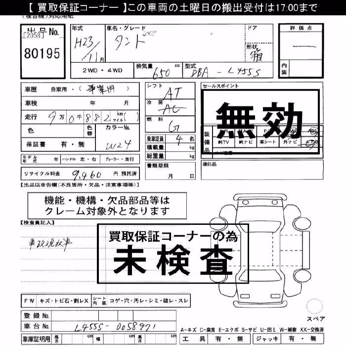 DAIHATSU TANTO EXE