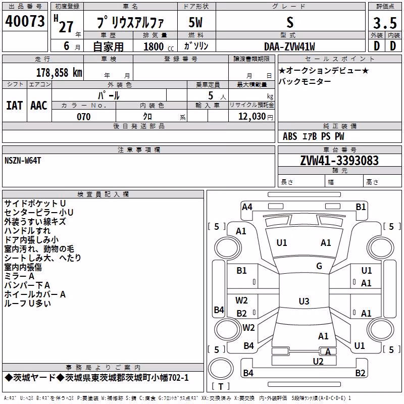 TOYOTA PRIUS ALPHA