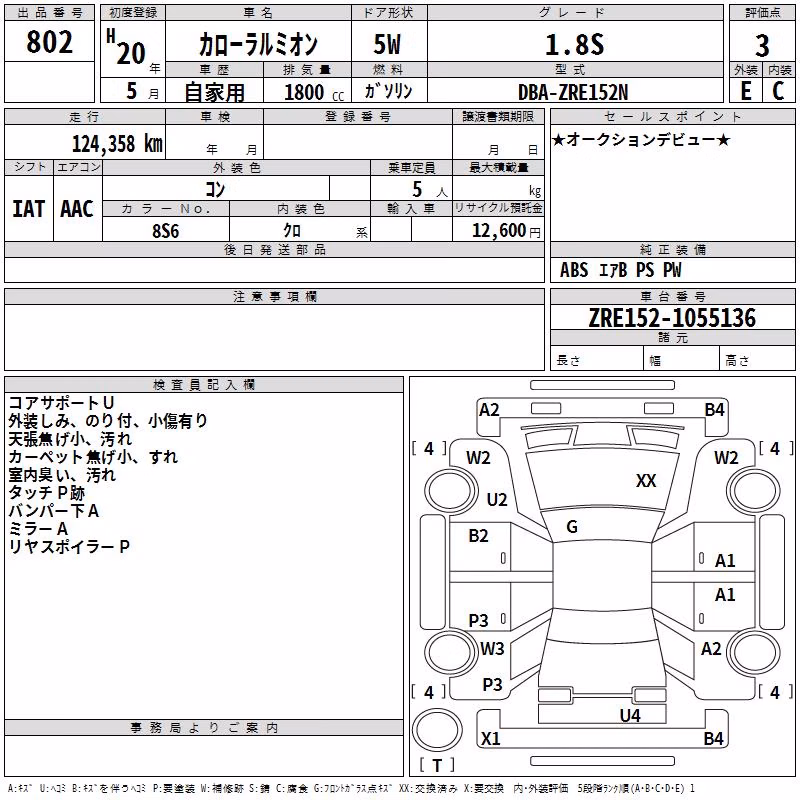 TOYOTA COROLLA RUMION