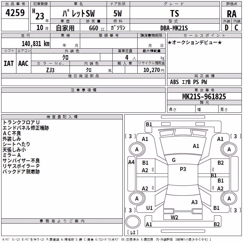 SUZUKI PALETTE
