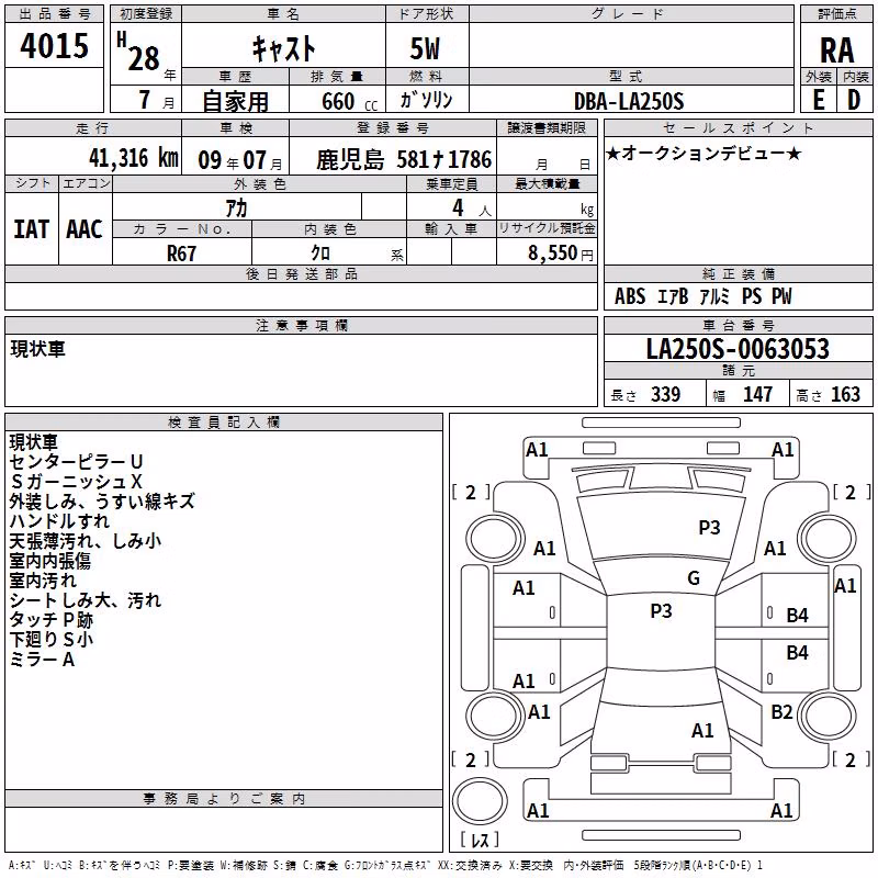 DAIHATSU CAST