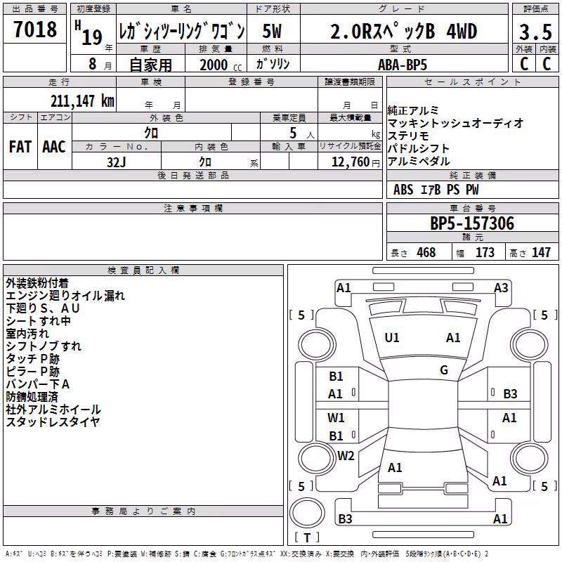 SUBARU LEGACY