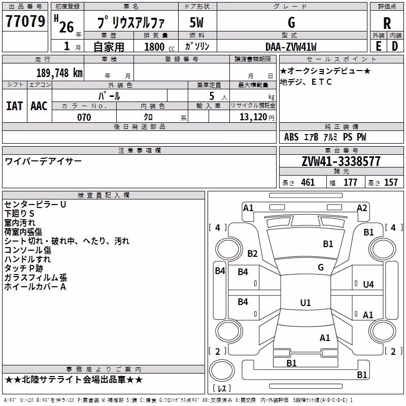TOYOTA PRIUS ALPHA