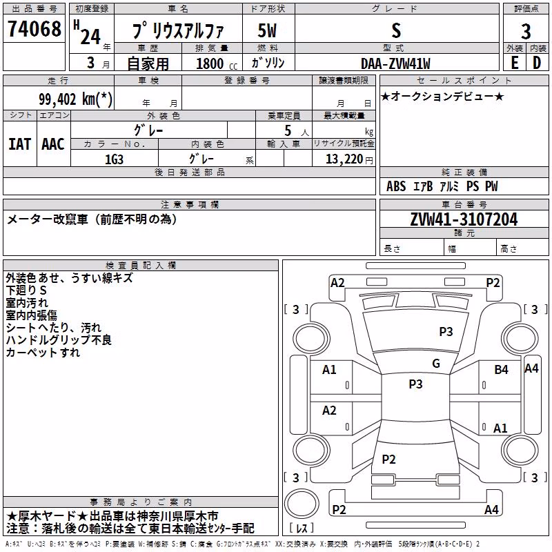TOYOTA PRIUS ALPHA