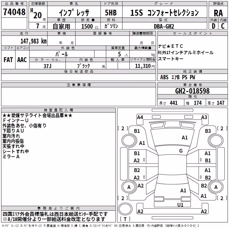 SUBARU IMPREZA
