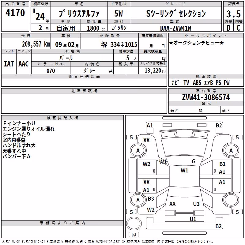TOYOTA PRIUS ALPHA