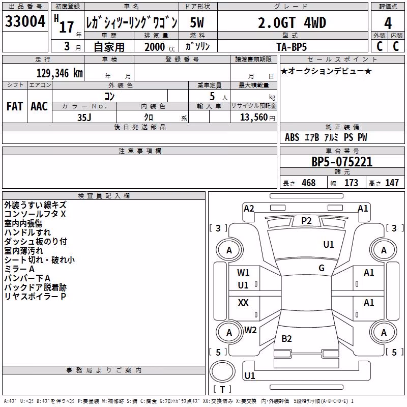 SUBARU LEGACY