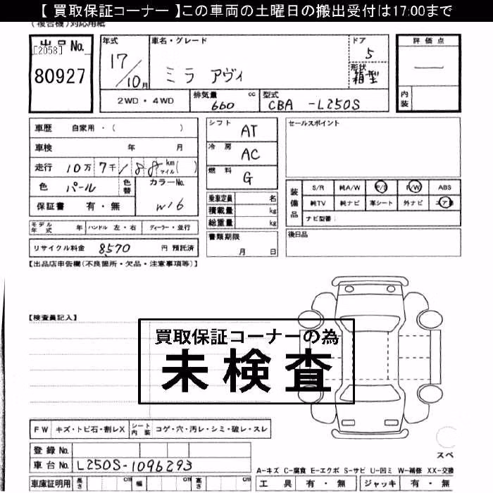 DAIHATSU MIRA AVY