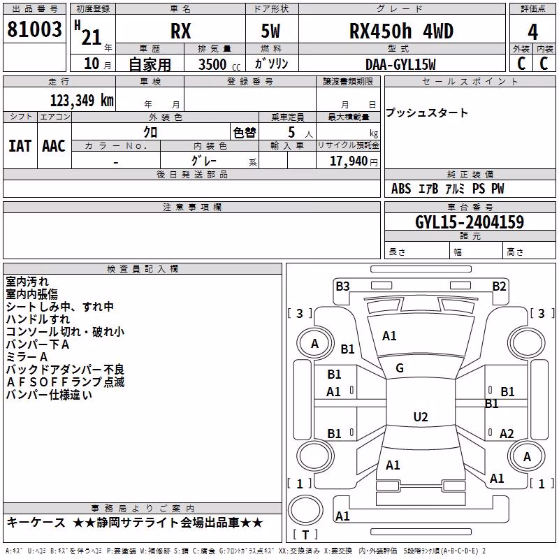 LEXUS RX450H