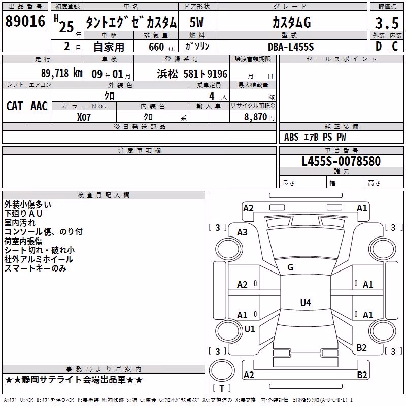 DAIHATSU TANTO EXE