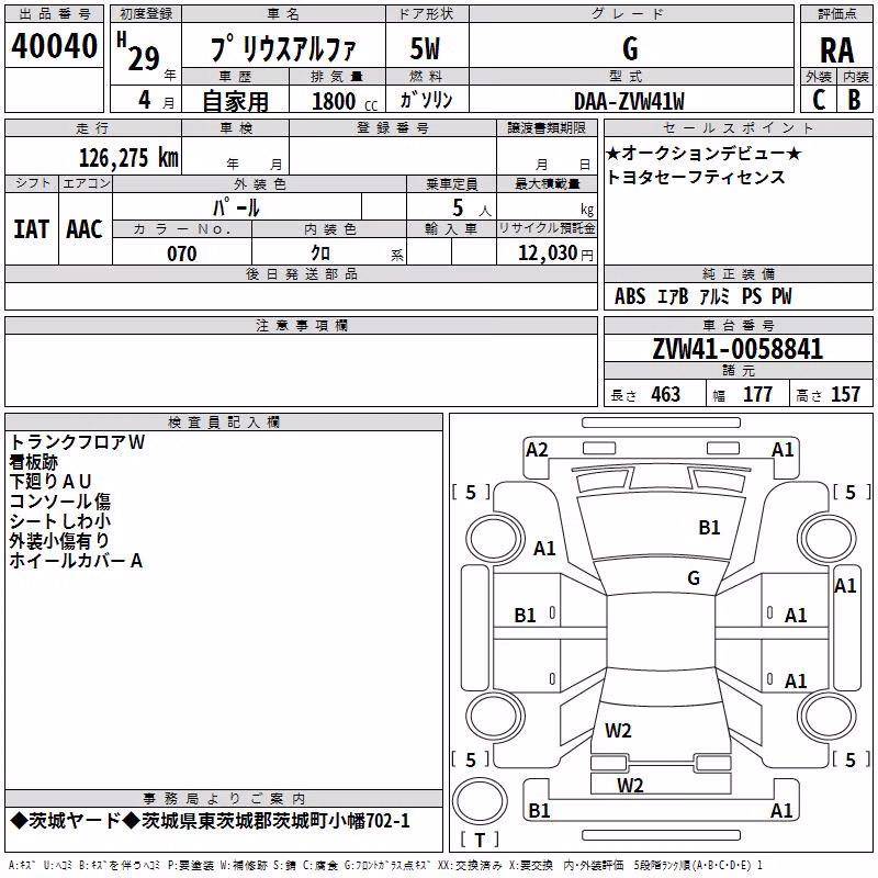 TOYOTA PRIUS ALPHA
