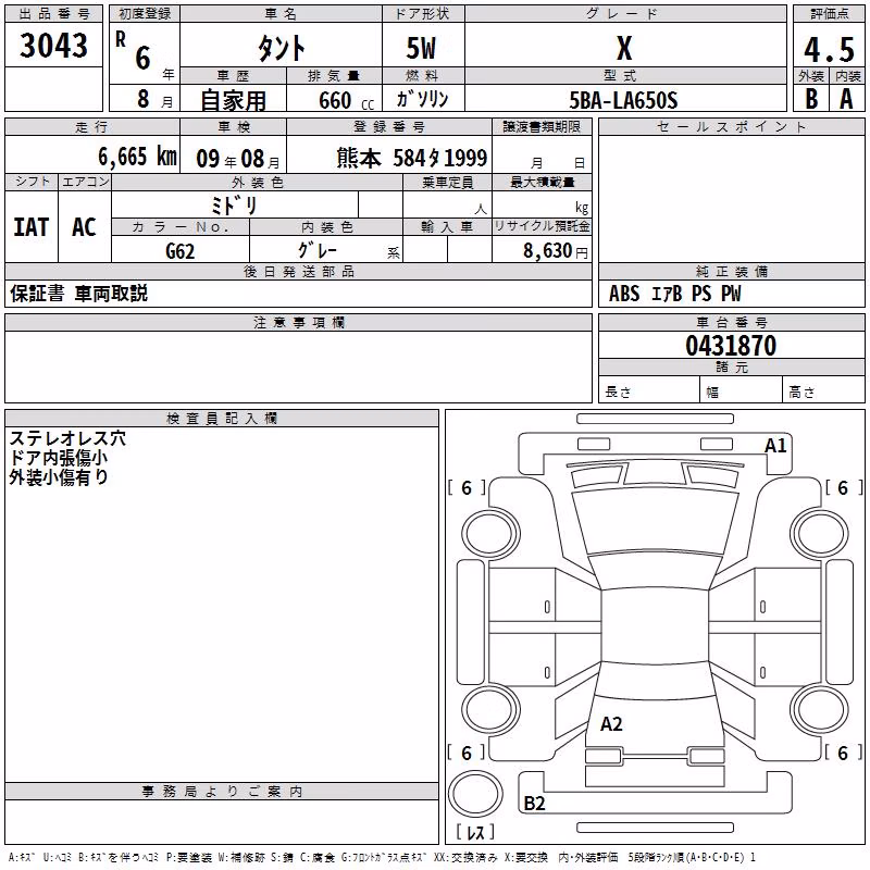 DAIHATSU TANTO