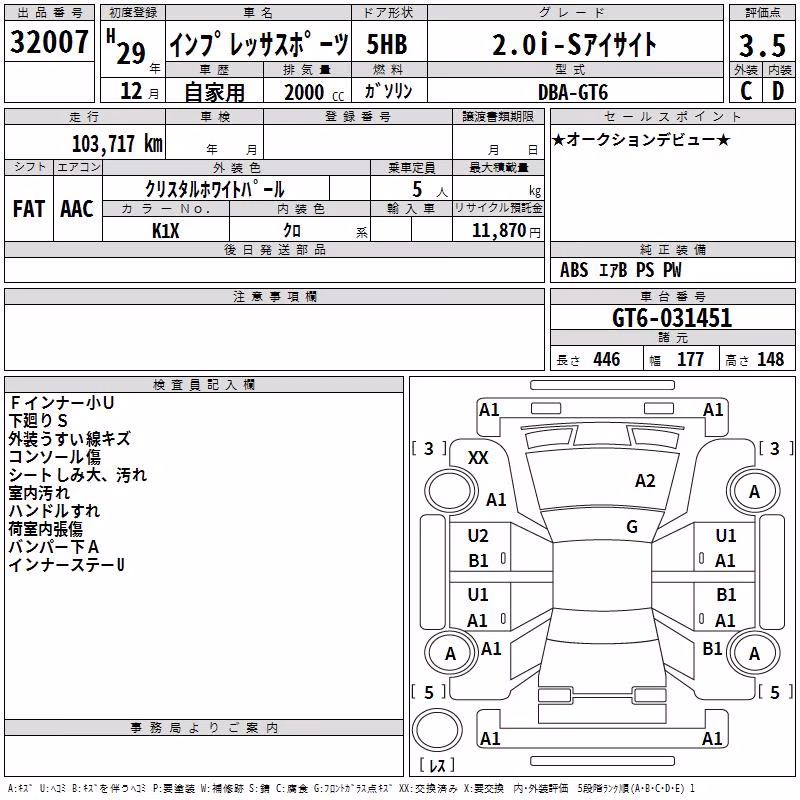 SUBARU IMPREZA