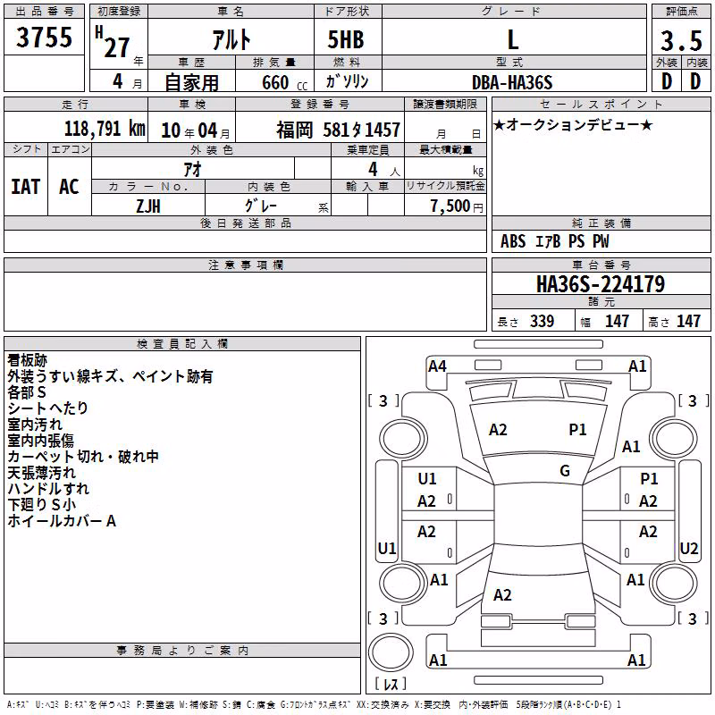 SUZUKI ALTO