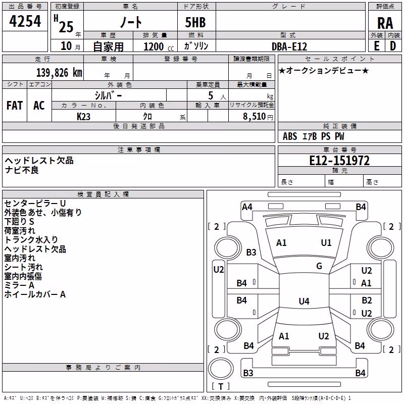 NISSAN NOTE
