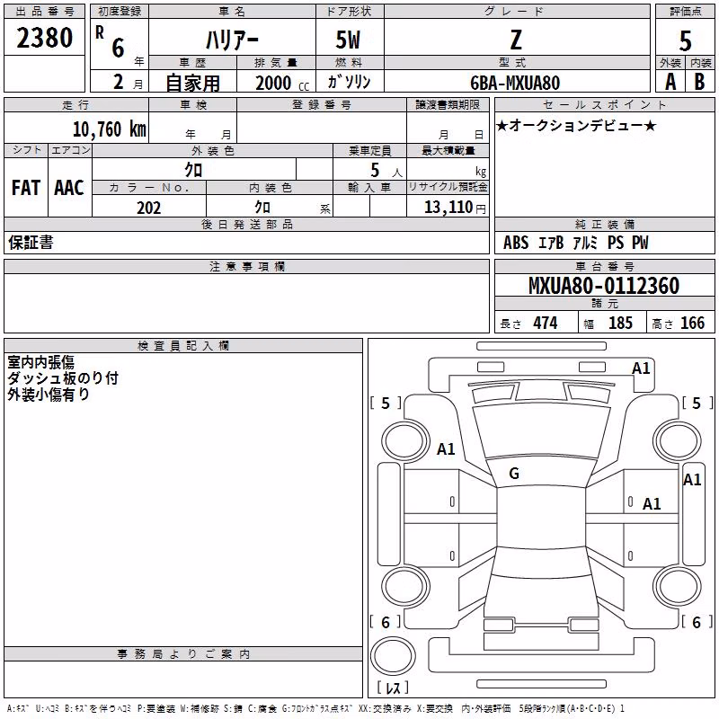 TOYOTA HARRIER