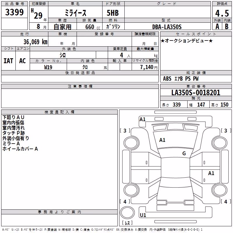 DAIHATSU MIRA E:S