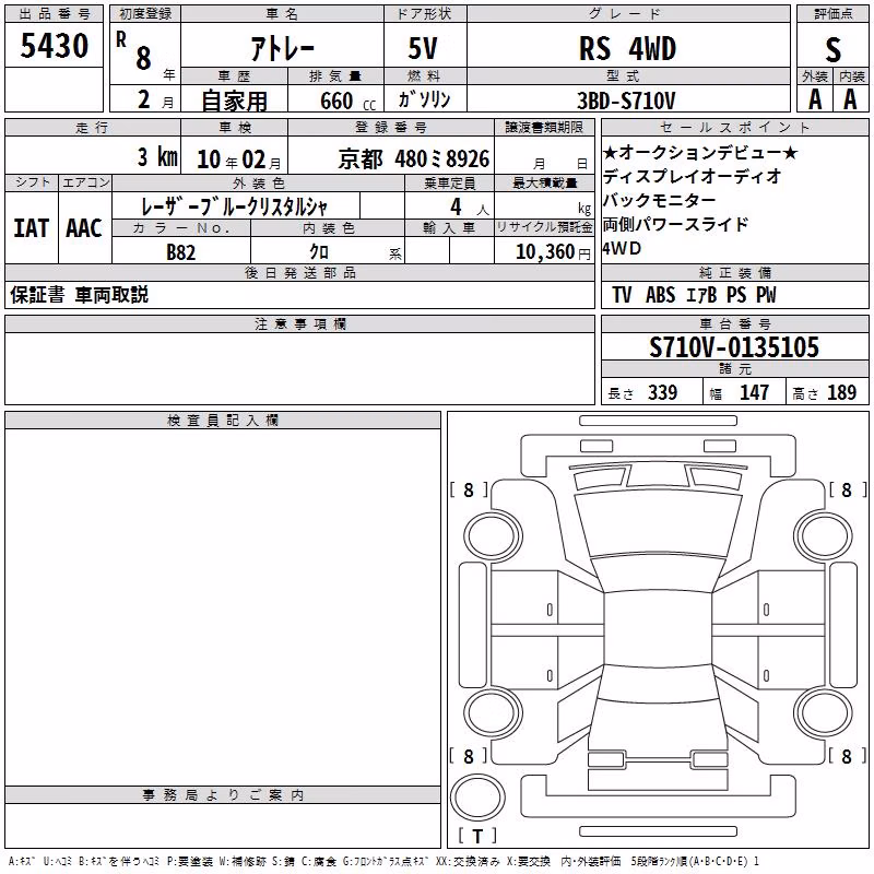 DAIHATSU ATRAI