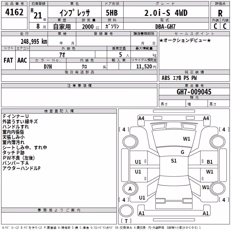 SUBARU IMPREZA