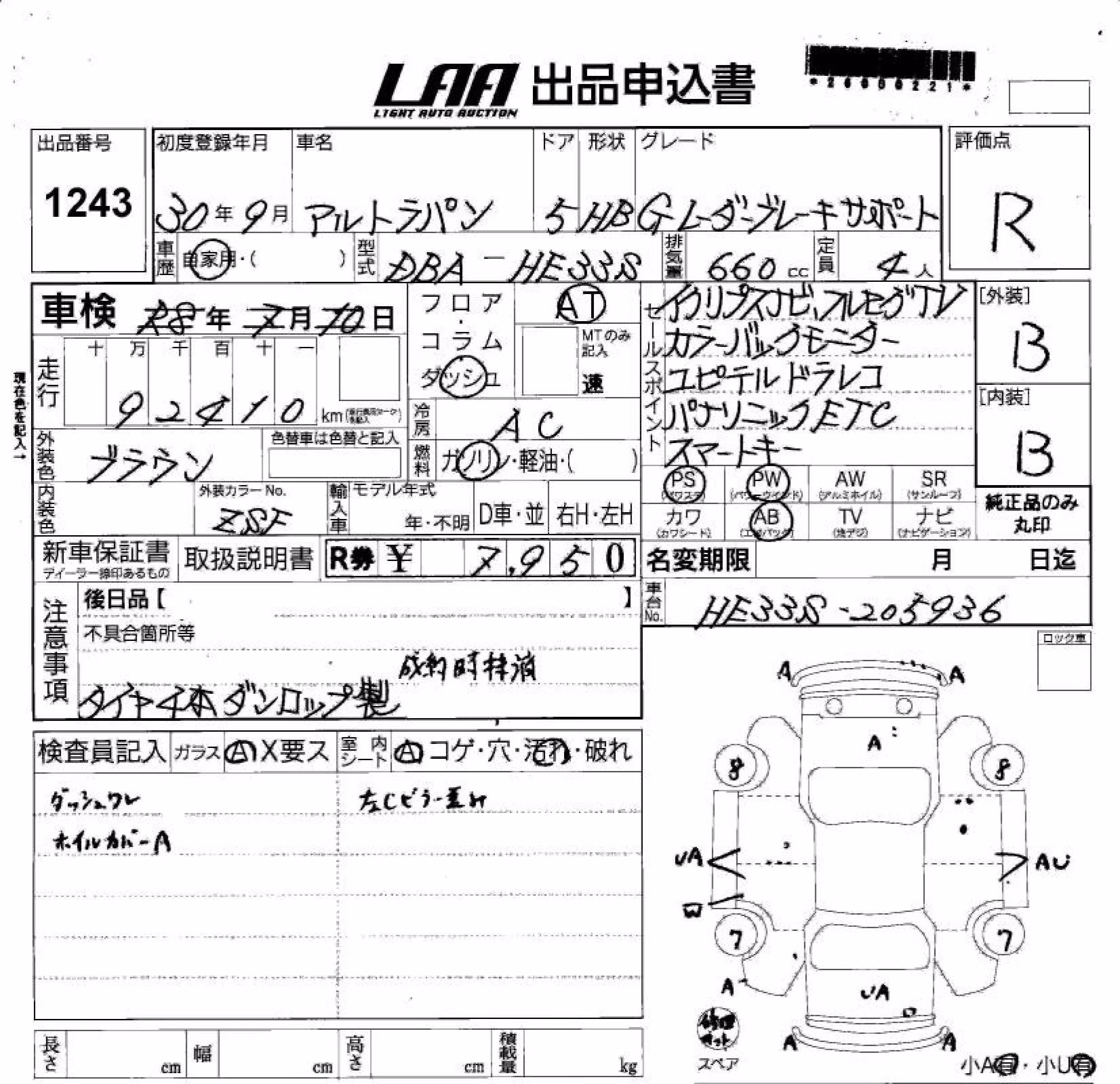 SUZUKI ALTO LAPIN
